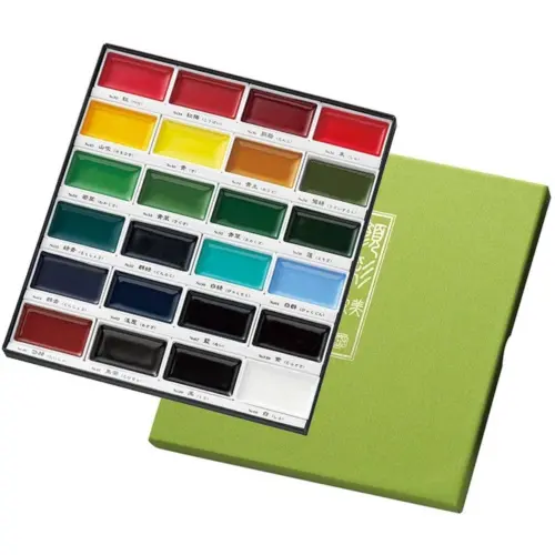 Acuarelas Kuretake Gansai Tambi 24 Colores