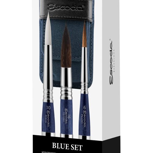 Set Pinceles de Viaje Escoda (Blue set)