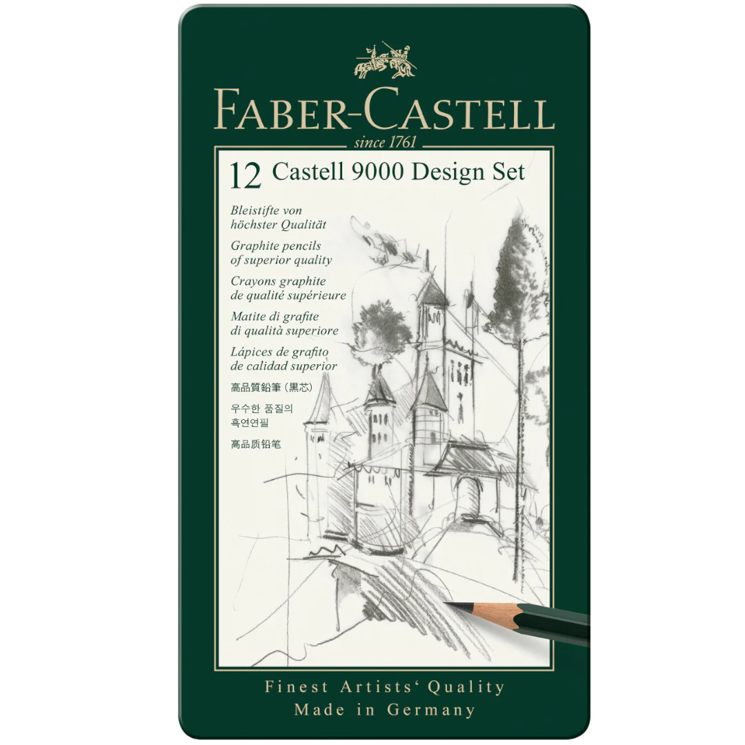 Set Lapices Grafito Faber Castell 12 Lapices