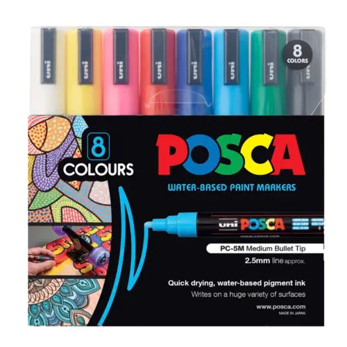 Marcadores Acrilicos Posca 8 Colores